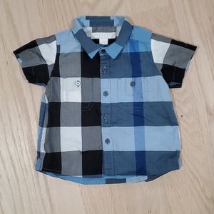 Burberry Baby Boy Button Down - short sleeve